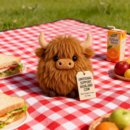🎅Christmas Pre Sale 50% OFF🎁Emotional Support Highland Cow Plush🎉