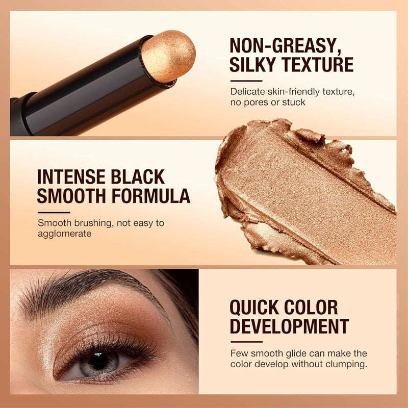 💗LAST DAY PROMOTION - 50%OFF💗8 Colors Glitter Eyeshadow Stick Waterproof & Long-Wearing & Multi-Use