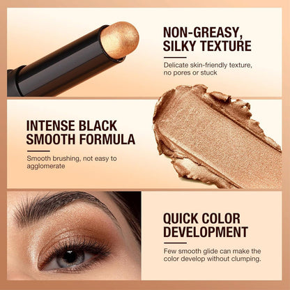 💗LAST DAY PROMOTION - 50%OFF💗8 Colors Glitter Eyeshadow Stick Waterproof & Long-Wearing & Multi-Use