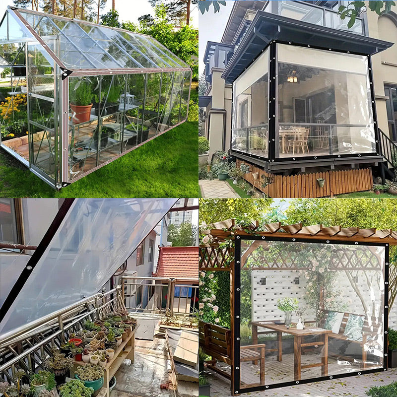 🌧️ Hochleistungsfähige, transparente, wasserdichte, isolierte Plane ☔