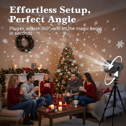 🎅Christmas Sale 50% OFF!!🎄50K+ SOLD! ✨LED Snowflake Projector Lamp