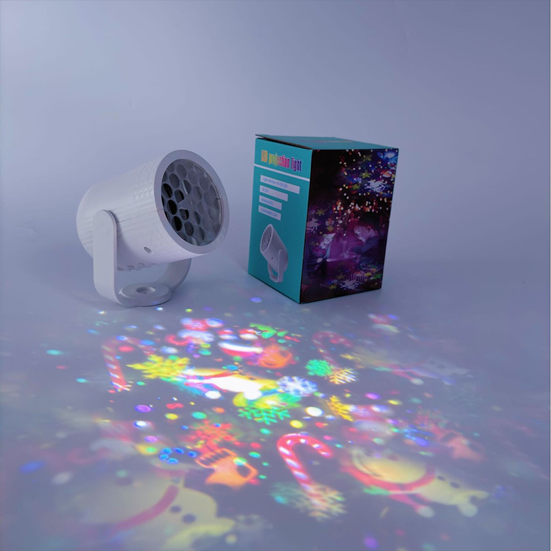🎄 Magical Christmas USB LED Projection Light – 12+ Festive Patterns, Plug & Play for Home/Party Decor