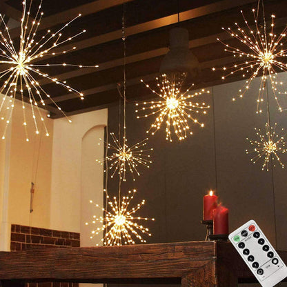 🔥Black Friday 50% OFF !! ✨Christmas Firework LED Copper Wire String Lights