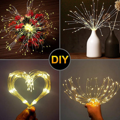 🔥Black Friday 50% OFF !! ✨Christmas Firework LED Copper Wire String Lights