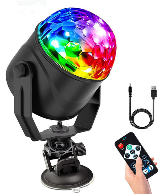 🎄 ¡OFERTA FESTIVA! 🔥Bola de discoteca mágica giratoria de colores