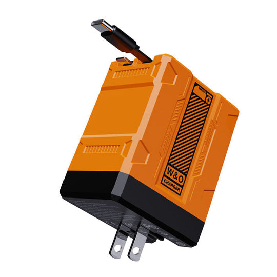 120W Retractable Fast Charger Cube