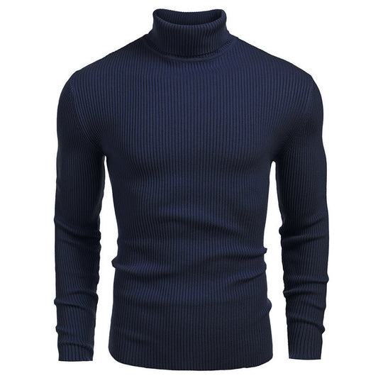 💯 Premium Softness | Men's Soft Knit Turtleneck Sweater