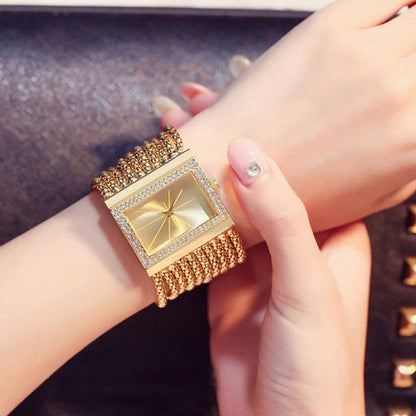 🎄🎁Christmas Special Offer: 50% OFF💥Ladies Rhinestone Quartz Square Watch