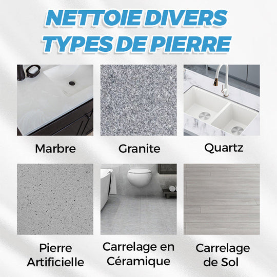 Limpador e renovador de pedras eficaz