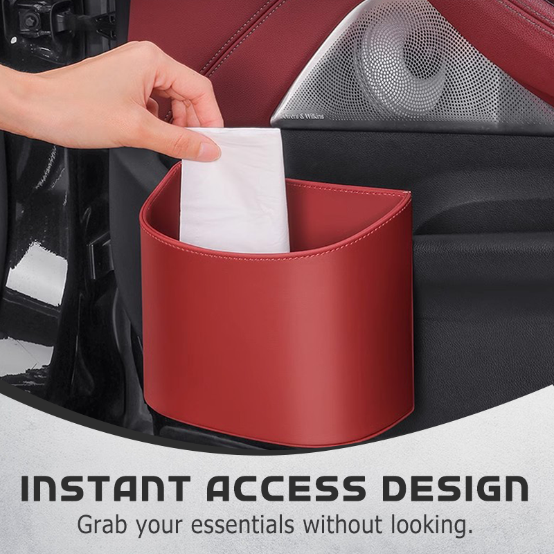 🚗 66% OFF! 🧺Leather Car Door Cup Holder – Wide‑mouth opening, easy reach for drinks & phone. Clip‑on secure fit. PU leather, tough & stylish. 🛡️✨