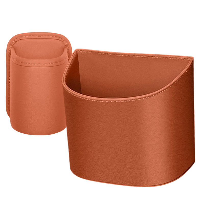 🚗 66% OFF! 🧺Leather Car Door Cup Holder – Wide‑mouth opening, easy reach for drinks & phone. Clip‑on secure fit. PU leather, tough & stylish. 🛡️✨
