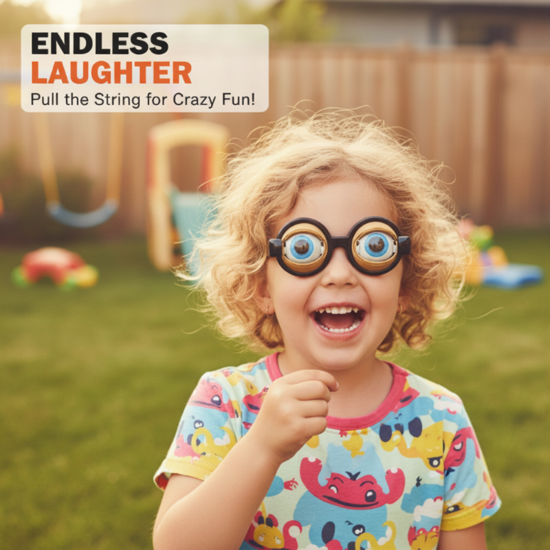 🎅 VIANOČNÝ PREDPREDAJ: 50% ZĽAVA! 🎄Bleskový výpredaj💥Zábavné okuliare s mechanizmom žmurkajúcich očí🥸