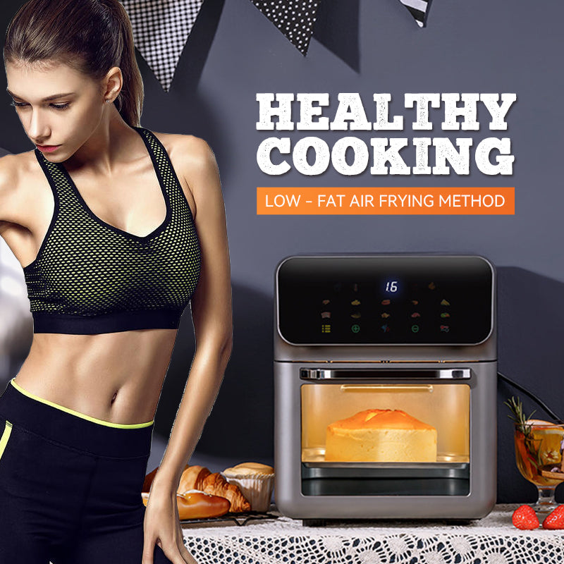 🔥2025 m. karštas išpardavimas🍳🍗Daugiafunkcis vizualinis oro keptuvės su jutikliniu ekranu