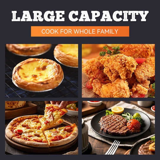 🔥2025 m. karštas išpardavimas🍳🍗Daugiafunkcis vizualinis oro keptuvės su jutikliniu ekranu