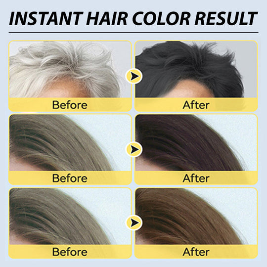 ⏳Time-Limited Special⏰3-in-1 Hair Coloring Shampoo, Plant Extracts for Vibrant Hair