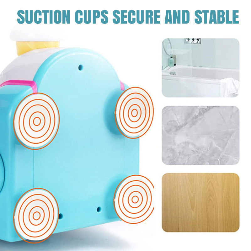 Lasten kylpylelu jäätelökuplakoneella