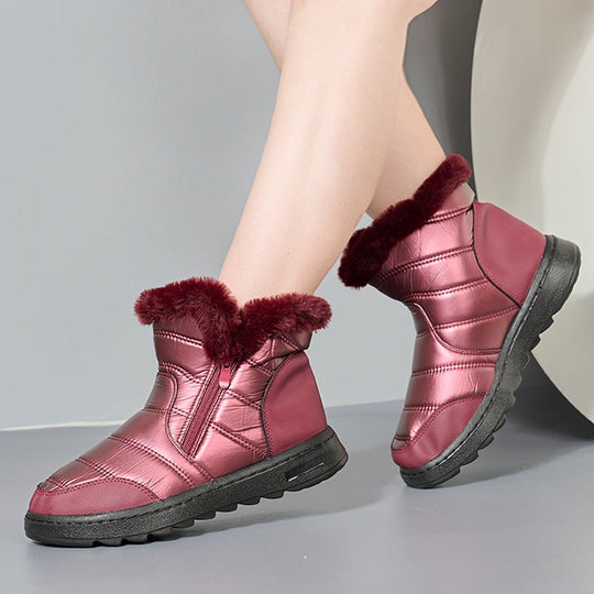🎅Christmas Special Offer🔥Women's Waterproof Warm Ankle Snow Boots