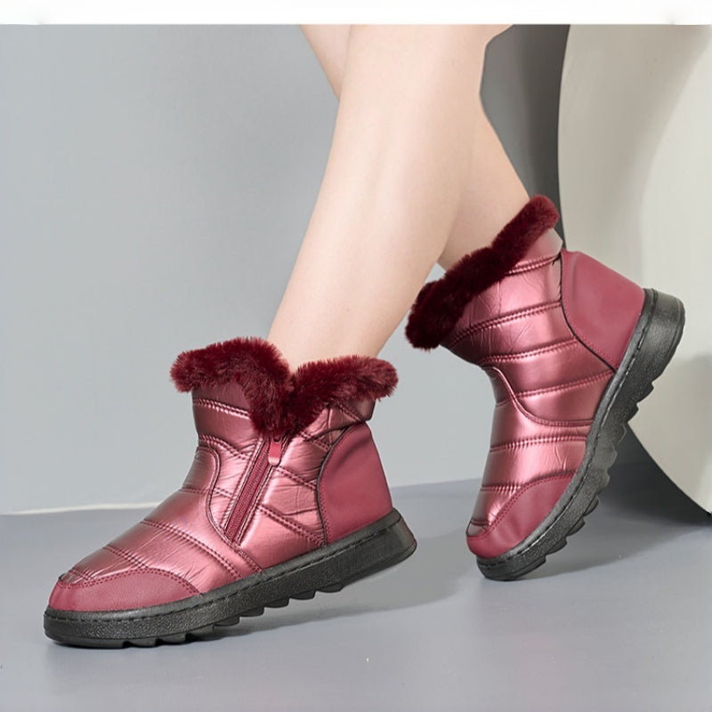 🎅Christmas Special Offer🔥Women's Waterproof Warm Ankle Snow Boots