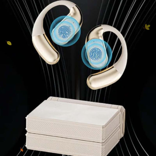 🎧 ¡50% DE DESCUENTO AHORA! ⚡ Auriculares inalámbricos abiertos: ligeros, con sonido nítido y seguros para exteriores. 🏃‍♂️✨