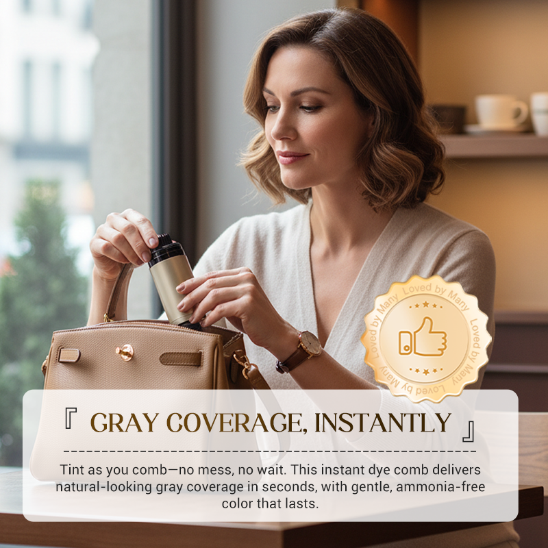 Only Today：BUY 1 GET 1 FREE🔥Instant Hair Dye Comb for Gray Hair
