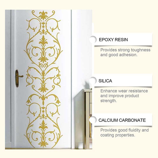 Water-Based Weather-Resistant Gold Paint