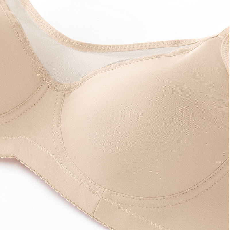 ⏳💐Hot Sale 50% !!🖤Women's Elegant Sheer Full Coverage Non-padded Plus Size Bra