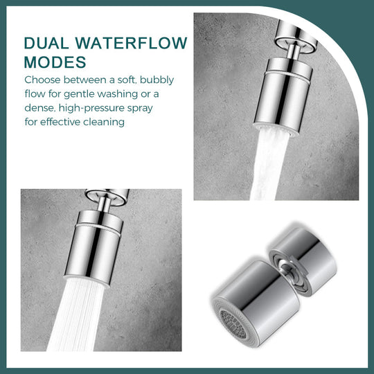 360° Swivel Dual Function Kitchen Faucet Aerator