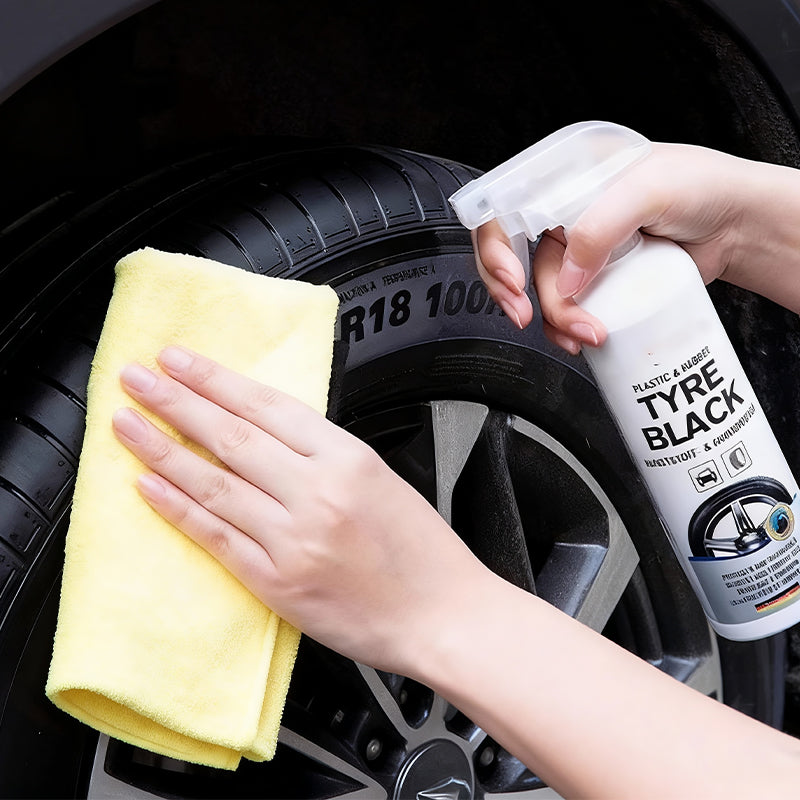 Tire Shine & Protect Spray – Deep Gloss, UV Guard & Anti-Dust ✨📦