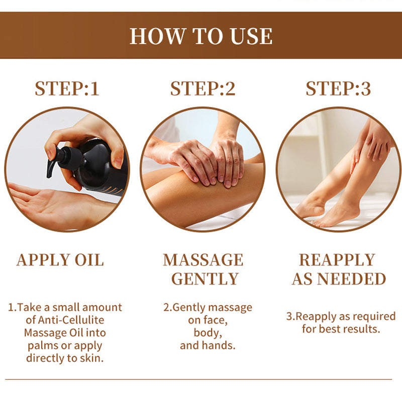 🏆LAST DAY 50% OFF!!⚡50K+ SOLD!💝Natural Anti-Cellulite Massage Oil
