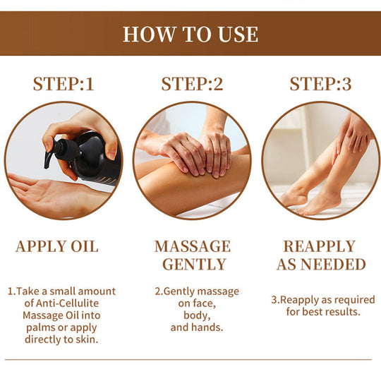 🏆LAST DAY 50% OFF!!⚡50K+ SOLD!💝Natural Anti-Cellulite Massage Oil