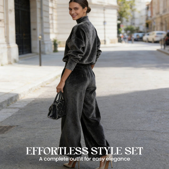 🎁2026 New Arrivals 50% OFF💥Women’s Casual Warm Top & Wide Leg Pants 2-Piece Set