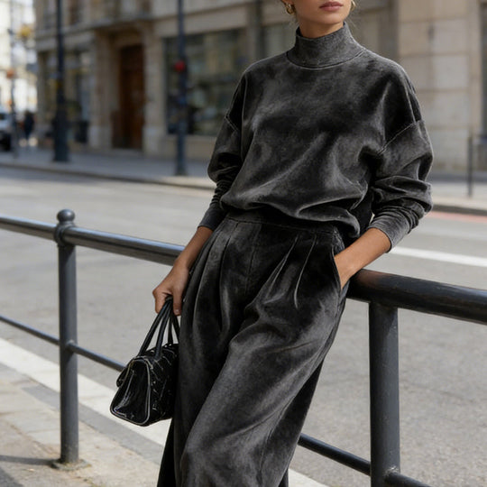 🎁2026 New Arrivals 50% OFF💥Women’s Casual Warm Top & Wide Leg Pants 2-Piece Set