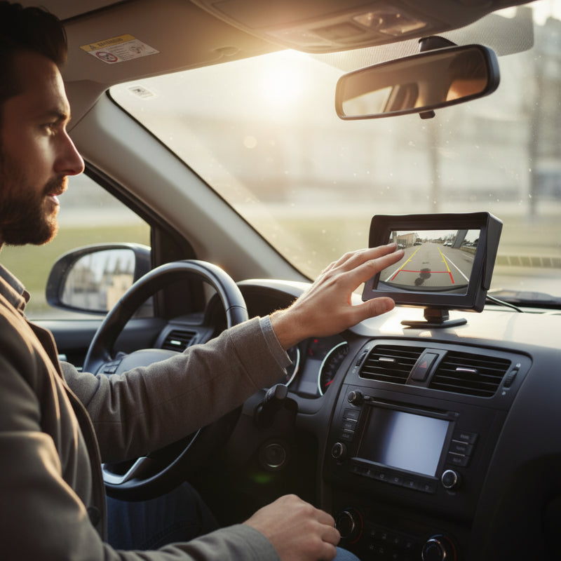 📱One Screen Shades, Dual Views Unfold. 🚗✨ Your Car's HD Entertainment Display. 🎬