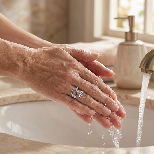 💝S925 Sterling Silver Celtic Knot Open Ring