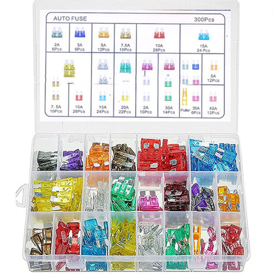 ⏰LAST DAY 50% OFF🛠️ 300PCS Car Fuse Assortment Kit