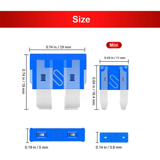 ⏰LAST DAY 50% OFF🛠️ 300PCS Car Fuse Assortment Kit