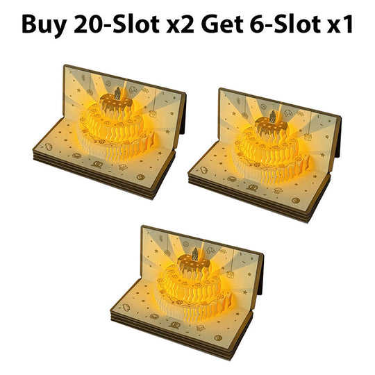 3D Pop-Up Musical Birthday Card with Money Holder