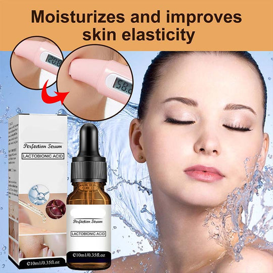 🔥2026. gada jaunumi: ierobežotu laiku 50% atlaide!🔥Poras attīrošs un mitrinošs laktobionskābes serums