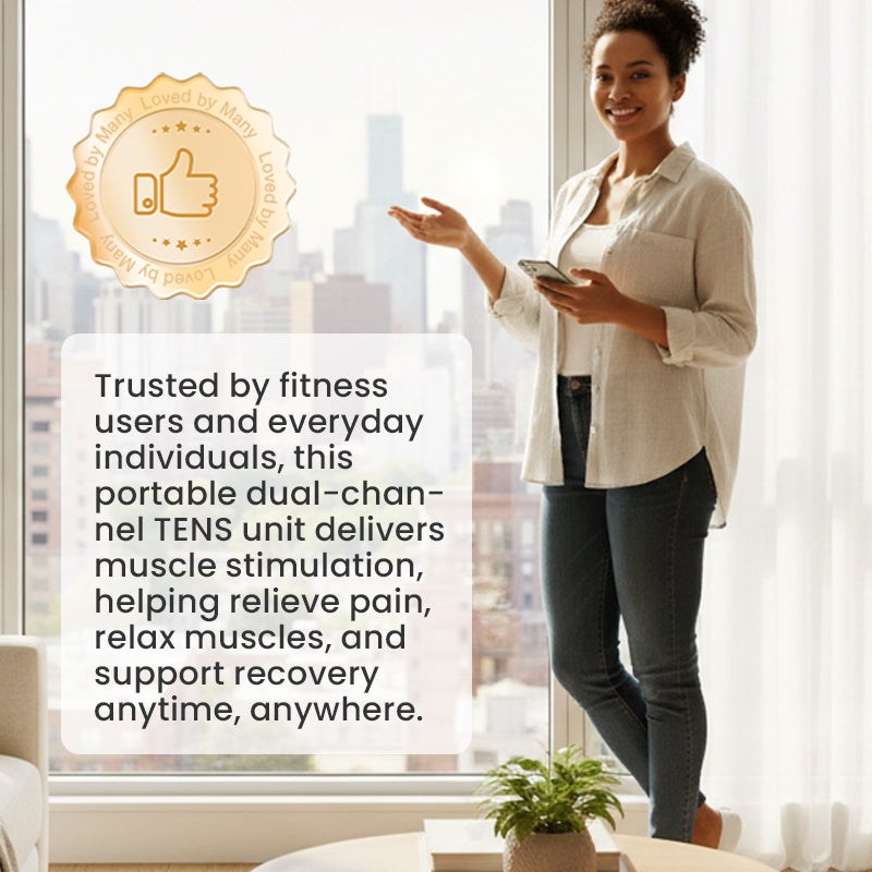 🥳2026 HOT SALE🥳💞50K+ SOLD!⚡ 💪 Targeted Relief for Deep Discomfort. Professional Portable TENS Unit – 50% OFF Limited Time! 🎯 🚀