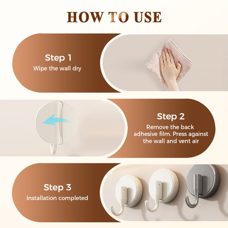 Piesūcekņa āķis — bez urbšanas, bez pēdām un atkārtoti lietojams