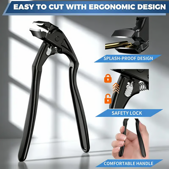 🏆50K+ SOLD! ✂️ Black Curved Nail Clipper – Ergonomic & Easy for Seniors
