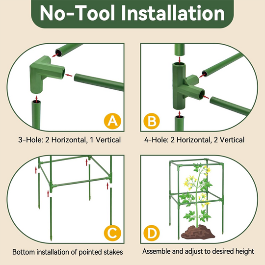 🍅 ON SALE!🍅 Adjustable Modular Plant Support Frame