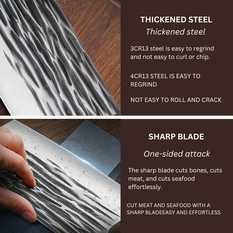 🔪JUWIL Premium Carbon Steel Cutlery – Handmade Serbian Hacka for Kitchen, Grill & Outdoor