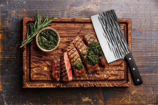 🔪JUWIL Premium Carbon Steel Cutlery – Handmade Serbian Hacka for Kitchen, Grill & Outdoor