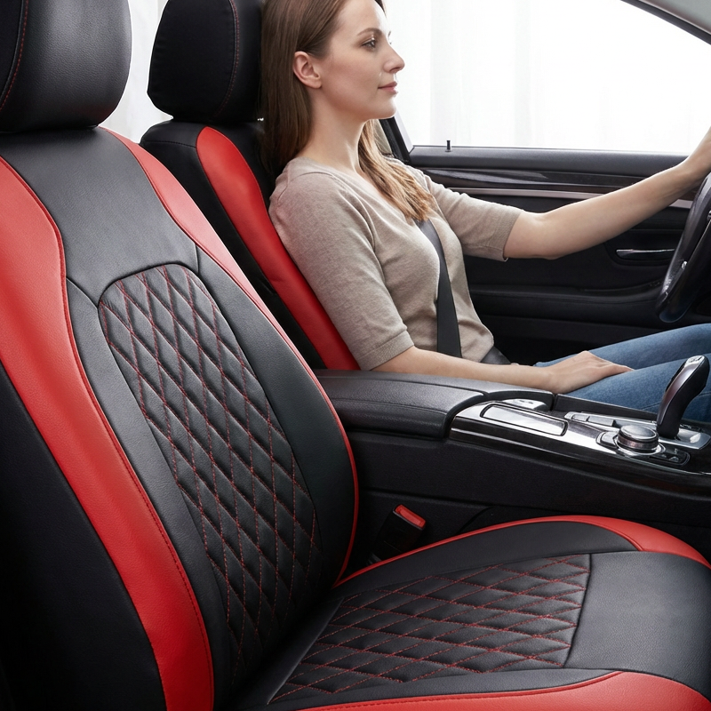 🔥HEISSER VERKAUF 50% RABATT🎁9-teiliges Autositzbezug-Set aus Leder mit universeller Passform