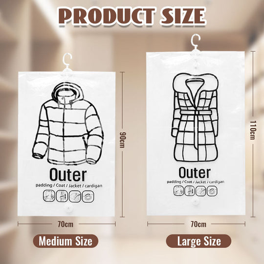 🔥Last Day Promotion ✨ Hanging Vacuum Storage BagsHanging Vacuum Storage Bags