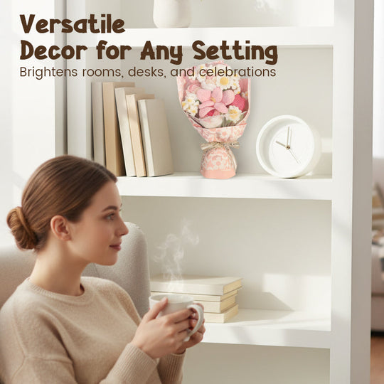 💗Valentine's Day Promotion: 50% Off💗Handmade Crochet Flower Bouquet