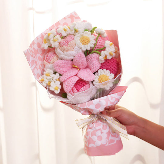 💗Valentine's Day Promotion: 50% Off💗Handmade Crochet Flower Bouquet