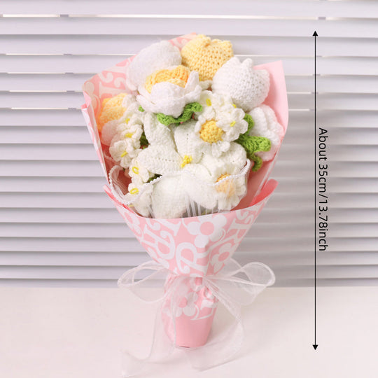 💗Valentine's Day Promotion: 50% Off💗Handmade Crochet Flower Bouquet