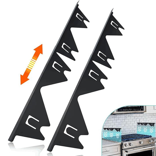 🔪 49% OFF! 🍳 Stainless Steel Adjustable Retractable Stove Gap Covers 🧹